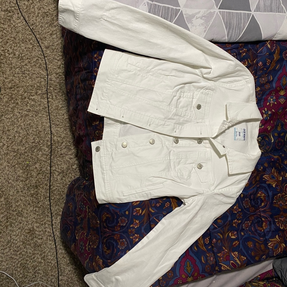 Old Navy White Denim Jacket